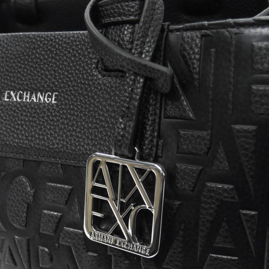 ARMANI EXCHANGE アルマーニ エクスチェンジ A/X レディースハンドバッグ XW001222 AF15774 ブラック 2026春夏新作の画像
