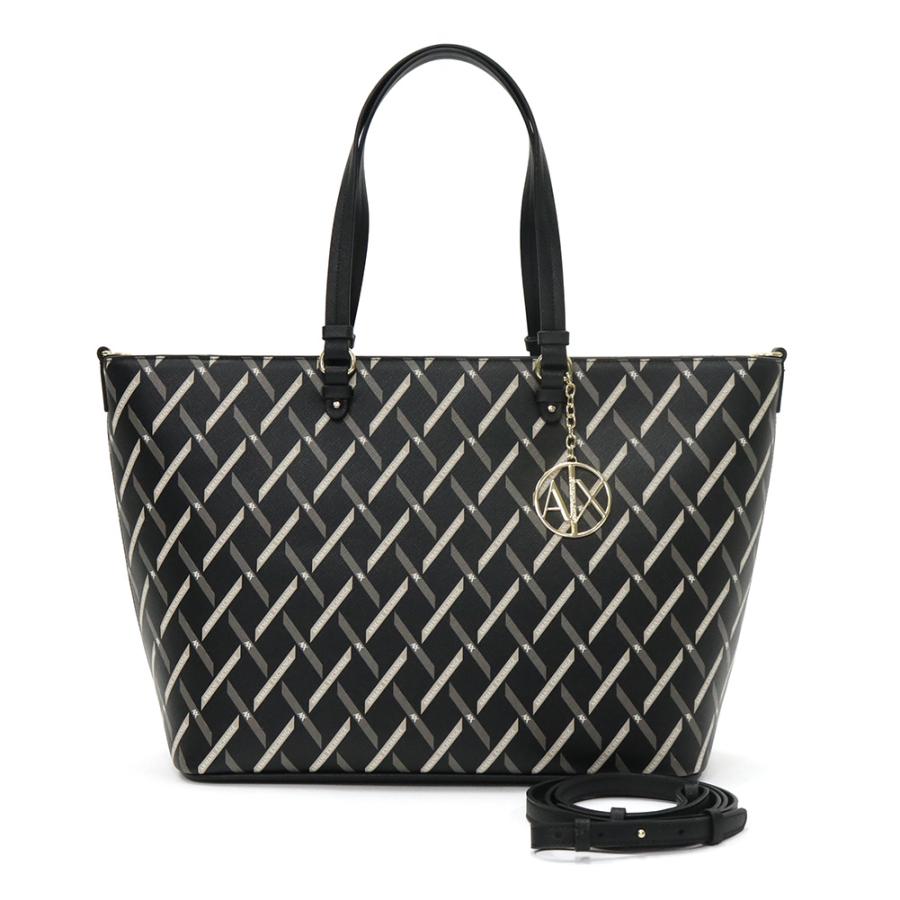 ARMANI EXCHANGE アルマーニ エクスチェンジ A/X レディーストートバッグ XW000926 AF17155 ブラック 2026春夏新作の画像