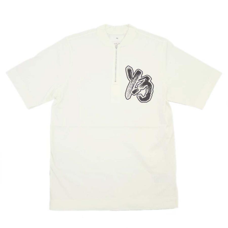 Y-3 ADIDAS アディダスワイスリー メンズハーフジップネックTシャツ