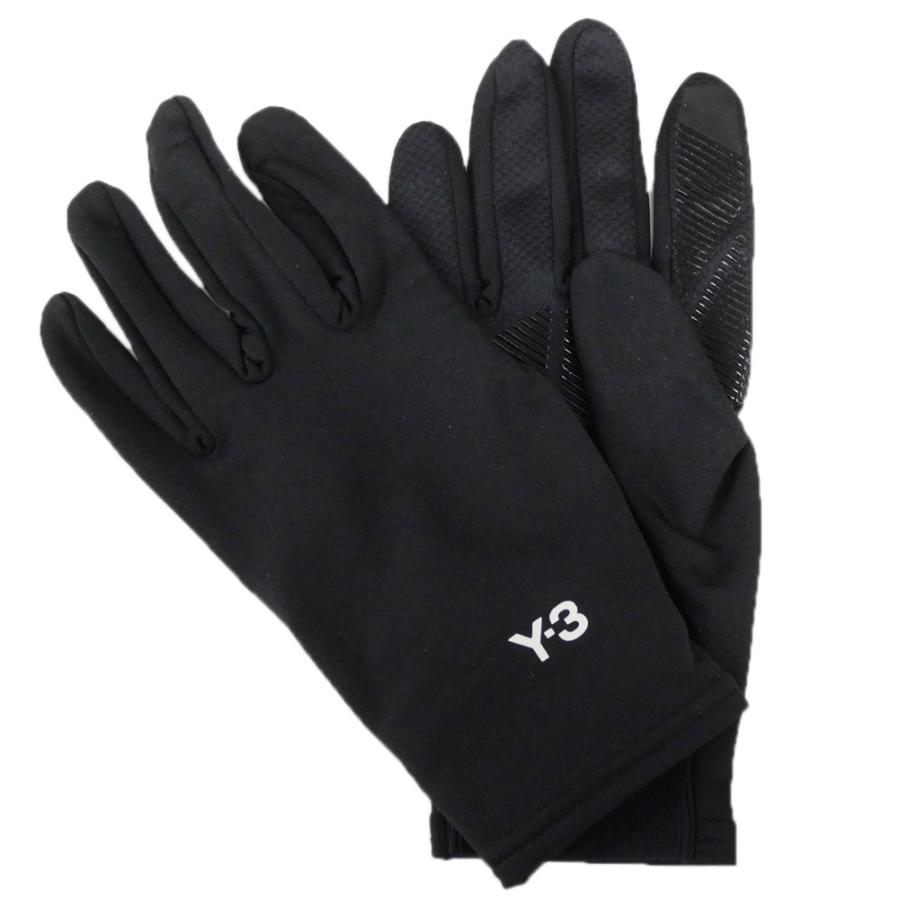 旧作お買い得セール！ Y-3 ワイスリー グローブ メンズ 手袋 JI7506 / Y-3 RUN GLOVES ブラック Y-3 ワイスリー メンズグローブ JI7506 / RUN GLOVES ブラック : TRE