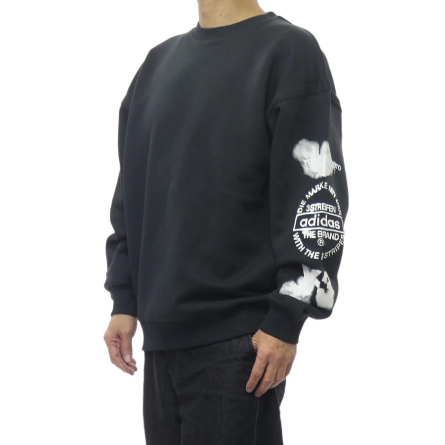 Y-3 ワイスリー メンズトレーナー JX4749 / GFX CREW ブラック : TRE 