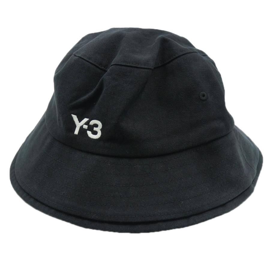 Y-3 ハット Y-3 ワイスリー バケットハット JN7192 / STRP B HAT ブラック ロゴ