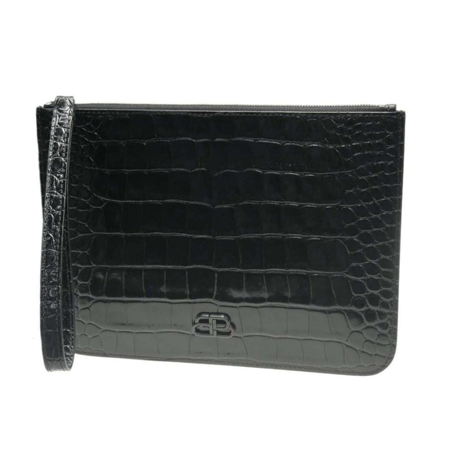 Balenciaga バレンシアガ メンズクラッチバッグ Handle Pouch M 6013 1lrd7 ブラック Supersport Tn