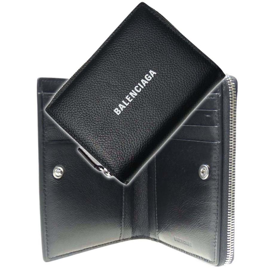 超特価sale開催 バレンシアガ メンズ ブラック 小銭入れ付き 2つ折り財布 Balenciaga バレンシアガ Fledglink Com