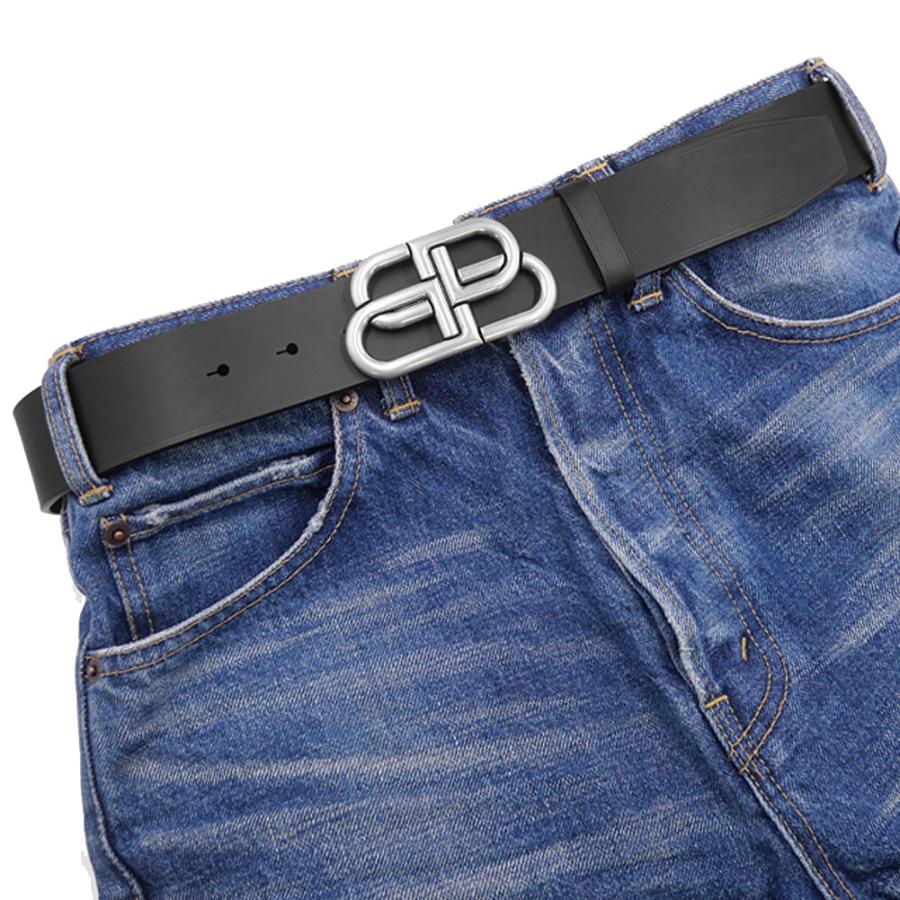 BALENCIAGA（バレンシアガ） メンズレザーベルト 674181 1CH0B / BB