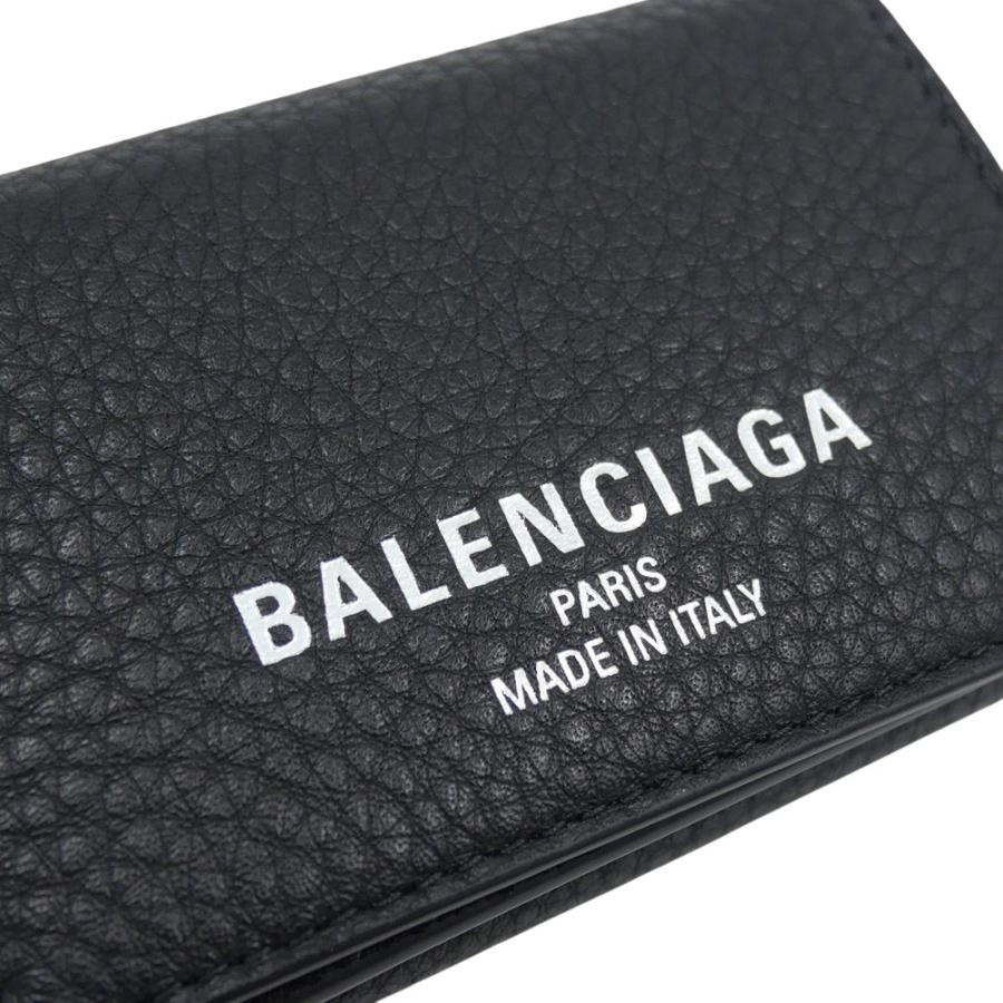 BALENCIAGA バレンシアガ メンズ三つ折り財布（小銭入れ付き） 853148 2ABV0 / CRDIT MINI WALLET ブラック 2026春夏新作の画像