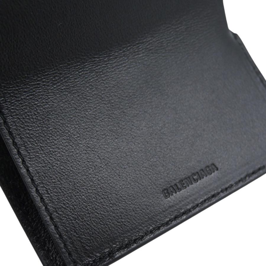 BALENCIAGA バレンシアガ メンズ三つ折り財布（小銭入れ付き） 853148 2ABV0 / CRDIT MINI WALLET ブラック 2026春夏新作の画像