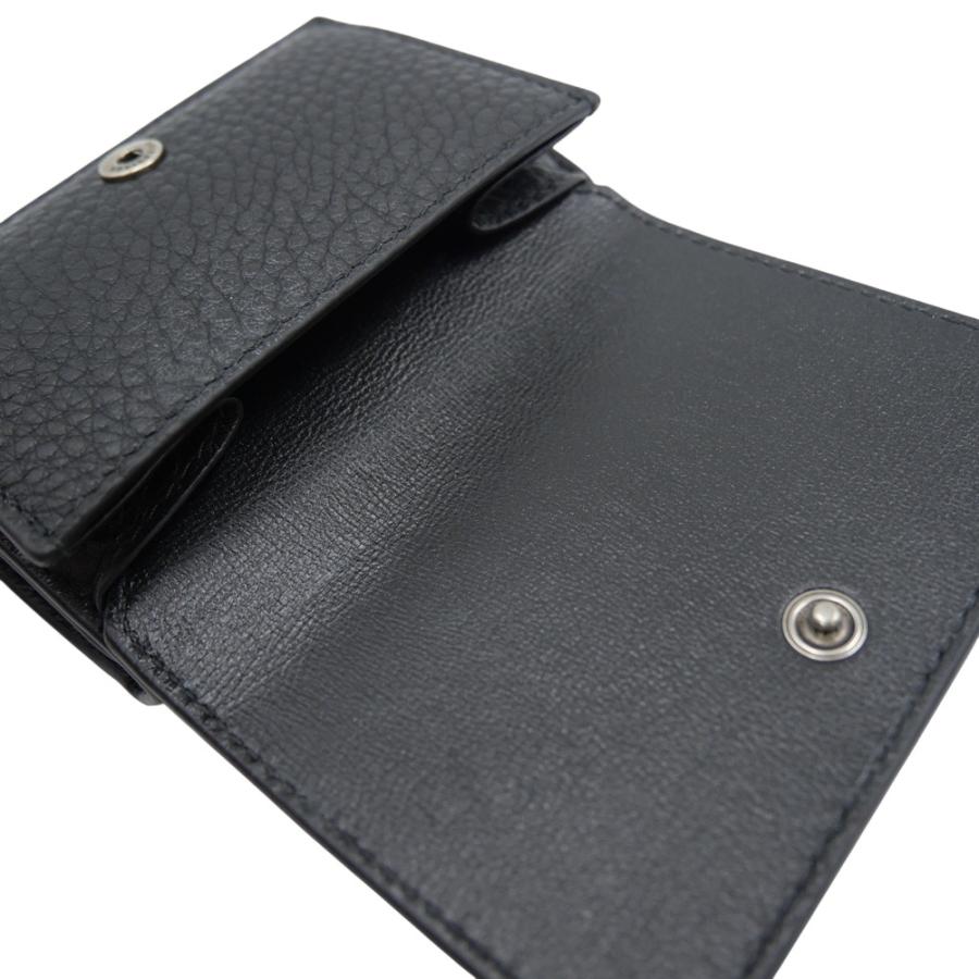 BALENCIAGA バレンシアガ メンズ三つ折り財布（小銭入れ付き） 853148 2ABV0 / CRDIT MINI WALLET ブラック 2026春夏新作の画像