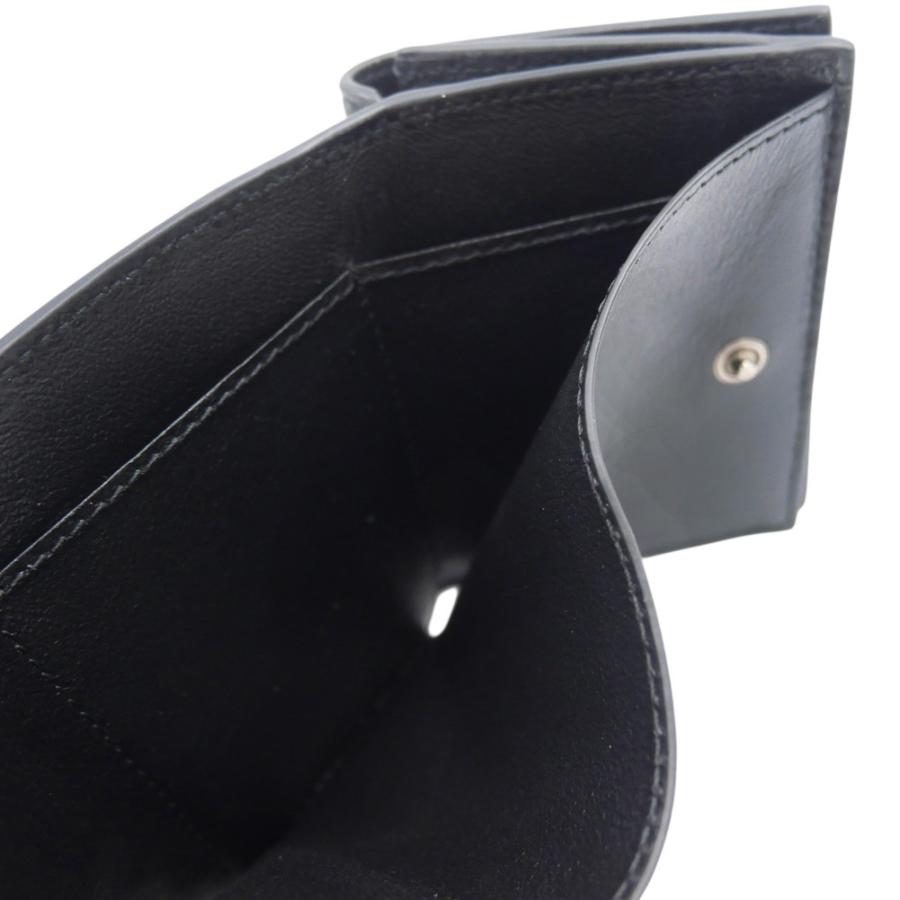 BALENCIAGA バレンシアガ メンズ三つ折り財布（小銭入れ付き） 853148 2ABV0 / CRDIT MINI WALLET ブラック 2026春夏新作の画像