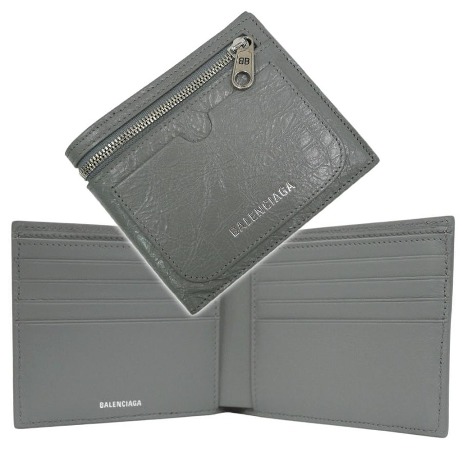 BALENCIAGA（バレンシアガ） メンズ二つ折り財布（小銭入れ付き