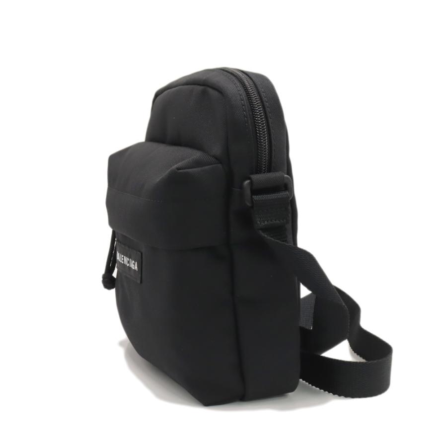 BALENCIAGA バレンシアガ メンズショルダーバッグ 845593 2AB9Q / EXPLORER CROD POUCH ブラック 2026春夏新作の画像