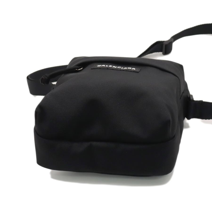 BALENCIAGA バレンシアガ メンズショルダーバッグ 845593 2AB9Q / EXPLORER CROD POUCH ブラック 2026春夏新作の画像