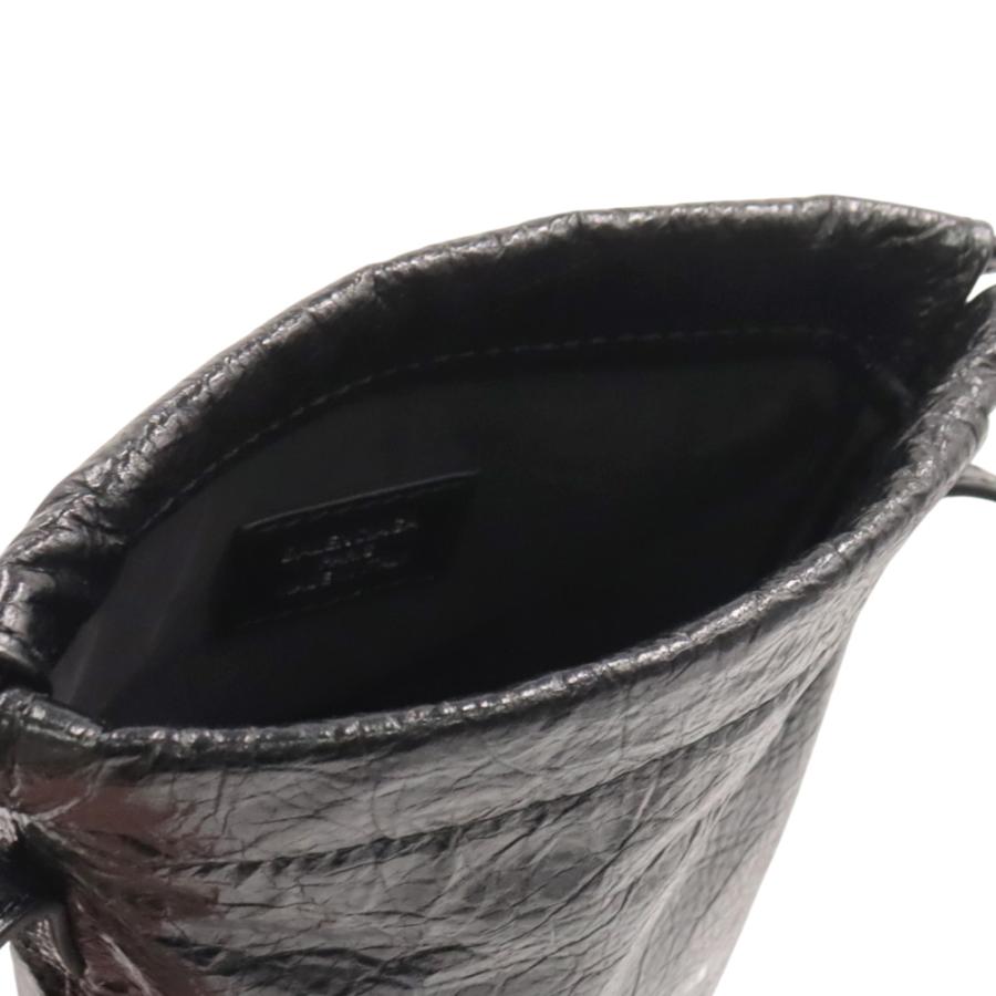 BALENCIAGA バレンシアガ メンズ フォンホルダーバッグ 852930 2ABH6 / SHOPPER PHONE HOLDER ARENALAMB AS ブラック 2026春夏新作の画像