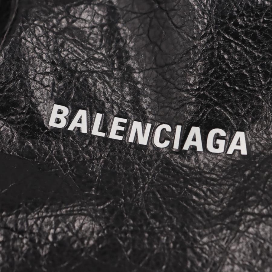 BALENCIAGA バレンシアガ メンズ フォンホルダーバッグ 852930 2ABH6 / SHOPPER PHONE HOLDER ARENALAMB AS ブラック 2026春夏新作の画像