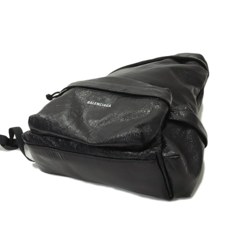 BALENCIAGA バレンシアガ メンズ ショルダーバッグ 853255 1VG7X / EXPLORER SL BACK ブラック 2026春夏新作の画像