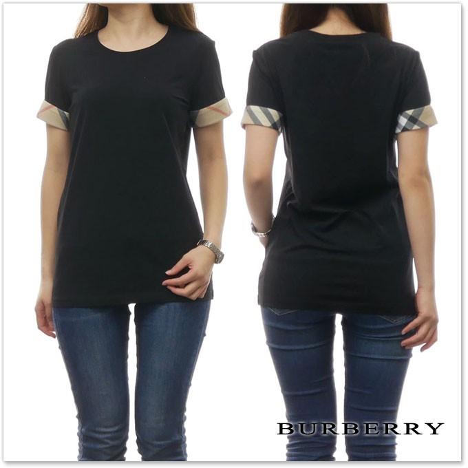 BURBERRY バーバリー レディースクルーネックTシャツ YSM82367/38773151 ブラック