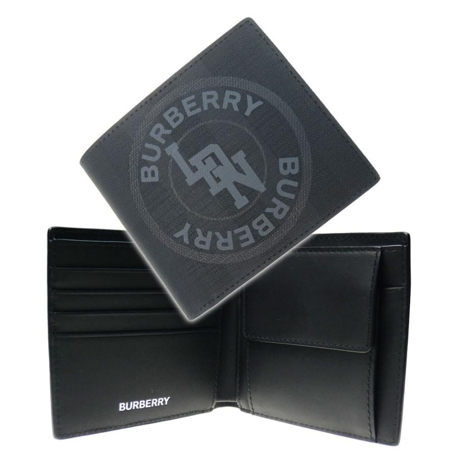 正規品質保証 バーバリー 財布 ウォレット セール45 Off ダークチャコールグレー 1 Ktg Ccin Bill Cc メンズ二つ折財布 小銭入れ付き バーバリー Burberry 財布