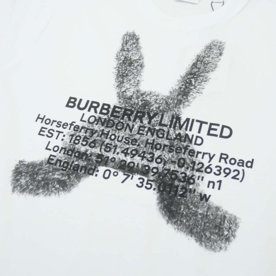 旧作お買い得セール！ BURBERRY バーバリー Tシャツ メンズ 半袖 クルーネック コットン 綿100％  / 8046565_1 ホワイト BURBERRY（バーバリー） メンズクルーネックTシャツ CALVIN