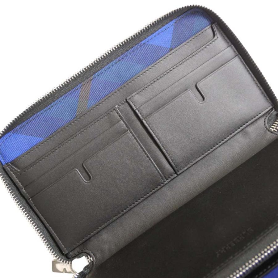 BURBERRY バーバリー メンズラウンドファスナー長財布（小銭入れ