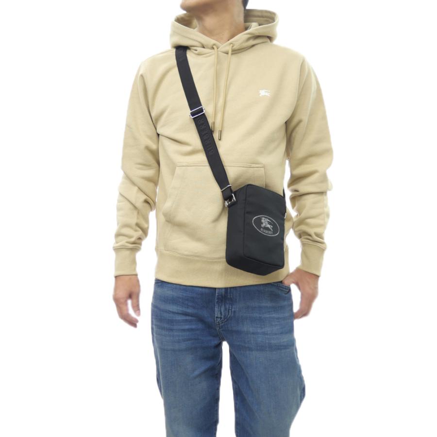 2025 秋冬新作！ BURBERRY バーバリー バッグ メンズ ミニショルダーバッグ 81114171 / MS ORKNEY PHONE BAG ブラック BURBERRY（バーバリー） メンズミニショルダーバッグ 81114171 / MS