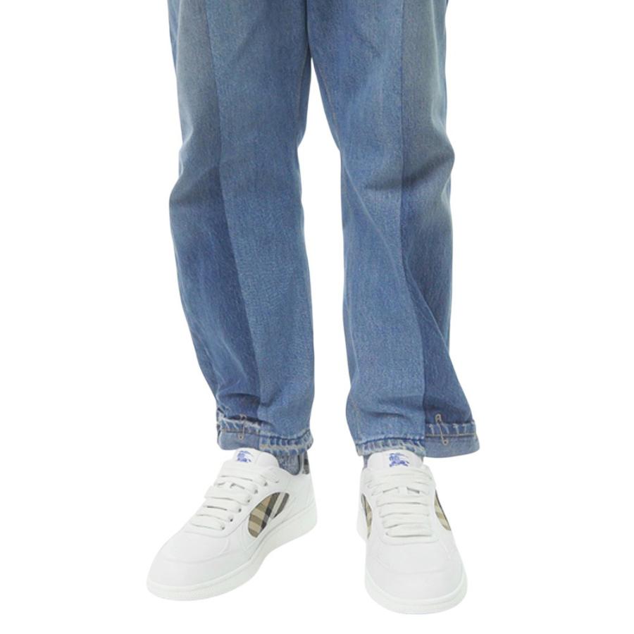 2025 秋冬新作！ BURBERRY バーバリー メンズ スニーカー 靴 シューズ ローカット 81086491 / MF TERRACE MIX ホワイト×サンド BURBERRY（バーバリー） メンズローカットスニーカー 81086491 / MF