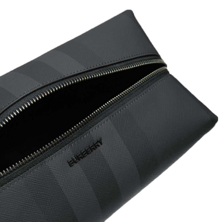 セールSS BURBERRY バーバリー バッグ メンズ セカンドバッグ ポーチバッグ 8070279 1 / MS WASHBAG BRT チャコール 定番人気商品 BURBERRY（バーバリー） メンズセカンドバッグ/ポーチバッグ 8070279 1