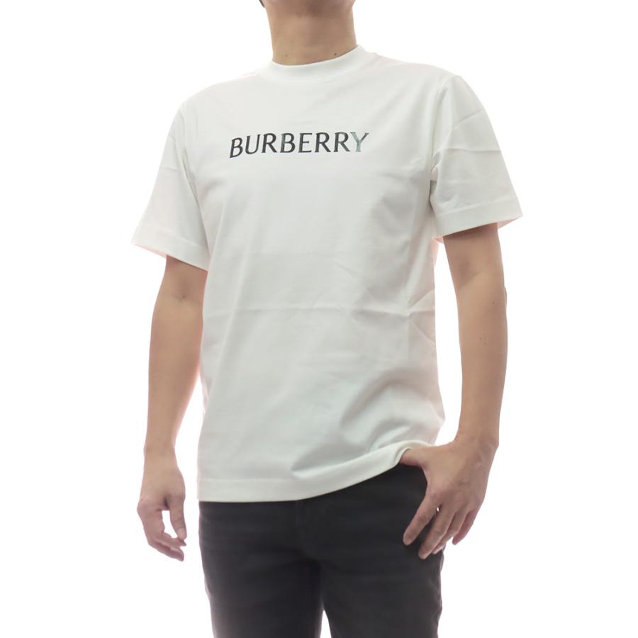 現行 BURBERRY バーバリー ロゴ Tシャツ ホワイト Burberry バーバリー ロゴ Tシャツ | ホワイト | FARFETCH JP