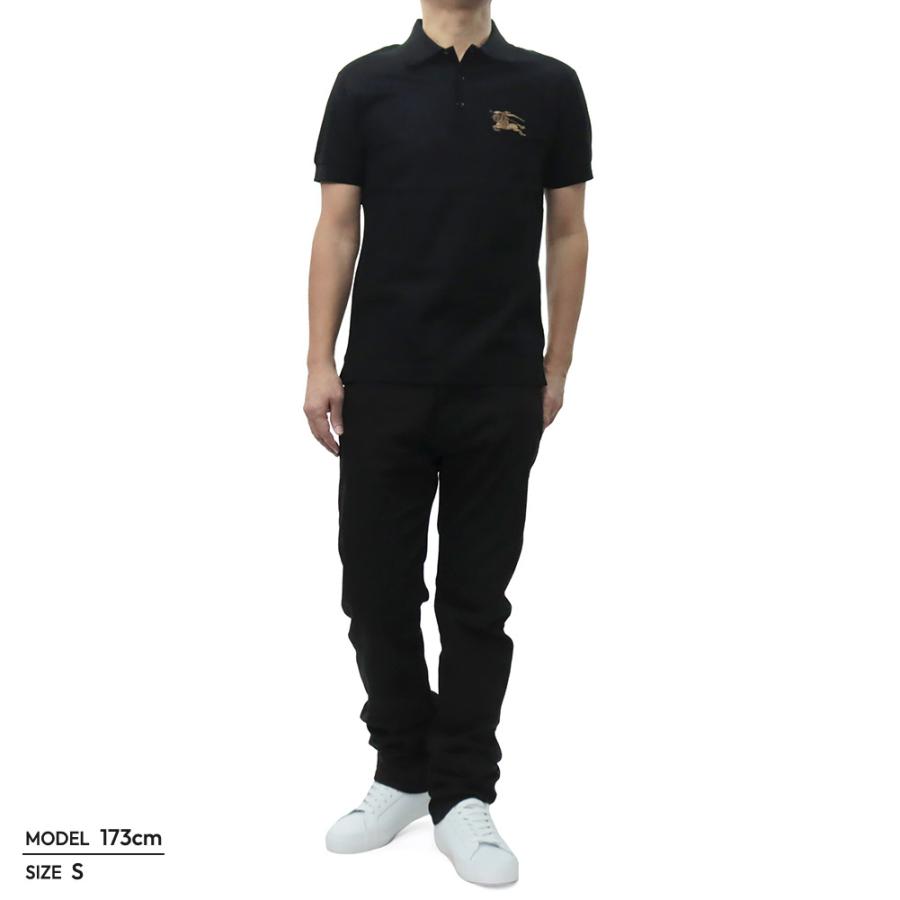 BURBERRY バーバリー メンズポロシャツ 81190081 / STAN EMB ブラック 2026春夏新作の画像