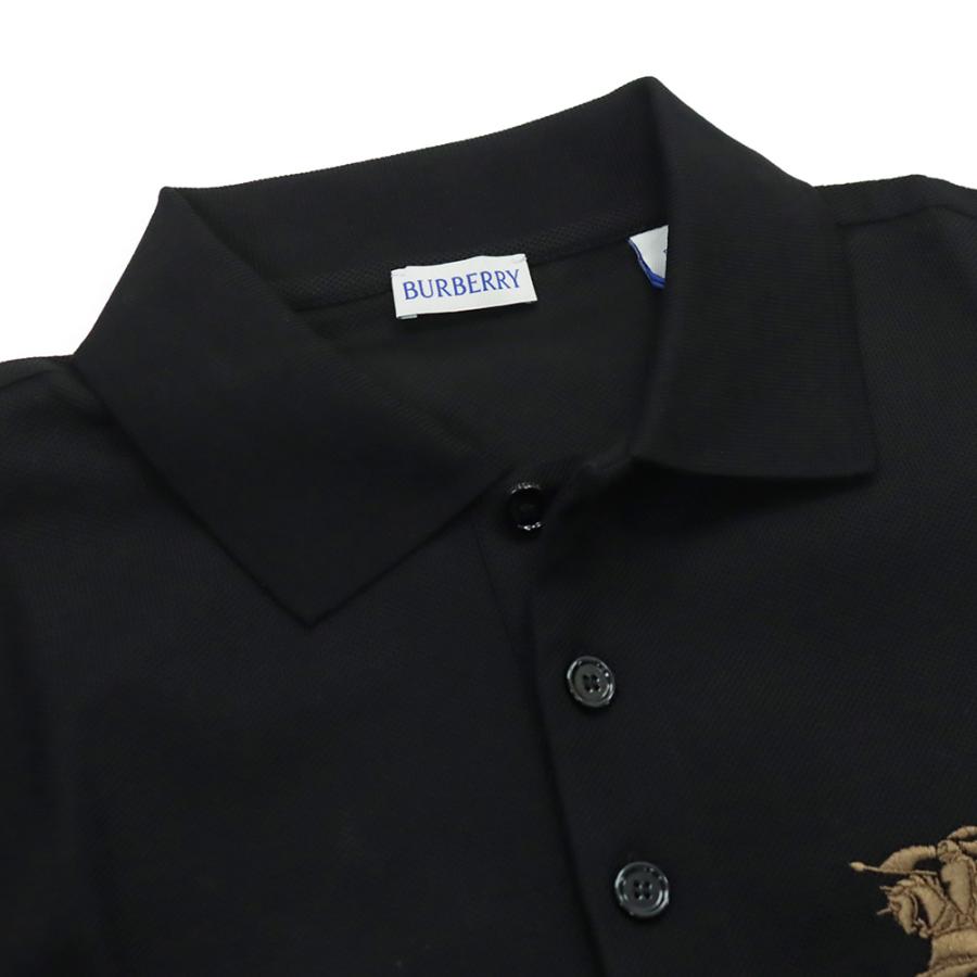 BURBERRY バーバリー メンズポロシャツ 81190081 / STAN EMB ブラック 2026春夏新作の画像