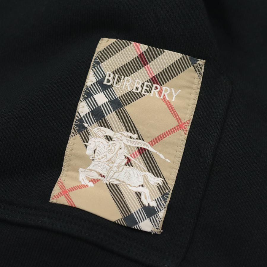 BURBERRY バーバリー メンズ ジップアップパーカー 81022761 / SP25-MW-FOR-2.6.120 ブラック 2026春夏新作の画像