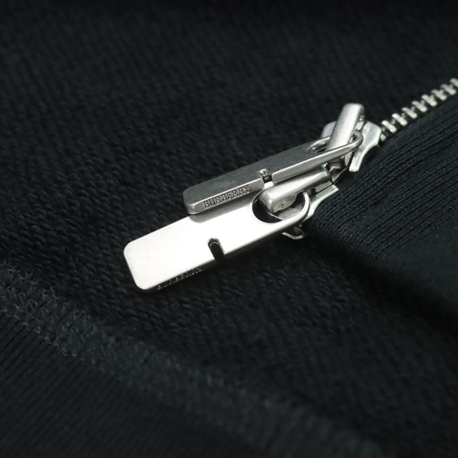 BURBERRY バーバリー メンズ ジップアップパーカー 81022761 / SP25-MW-FOR-2.6.120 ブラック 2026春夏新作の画像