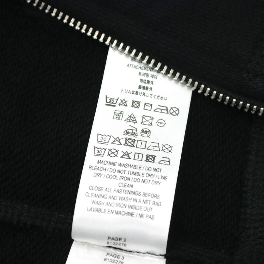 BURBERRY バーバリー メンズ ジップアップパーカー 81022761 / SP25-MW-FOR-2.6.120 ブラック 2026春夏新作の画像