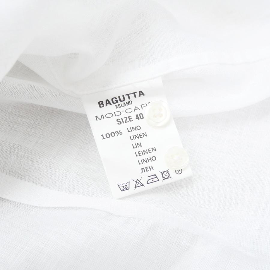 Bagutta（バグッタ） メンズカジュアルシャツ T800 / CAPRI ホワイト