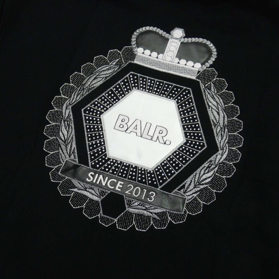 BALR.パーカー オーバーサイズ JOEY BOX CROWN CREST HOODIE白 BALR.パーカー オーバーサイズ JOEY BOX CROWN CREST HOODIE白