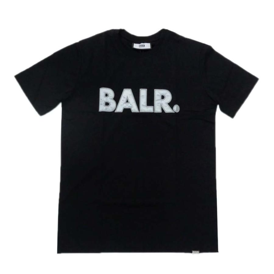 BALR. Tシャツ　B1112.1091ブラック×ブラック BALR. ボーラー メンズクルーネックTシャツ B1112.1091 / OLAF