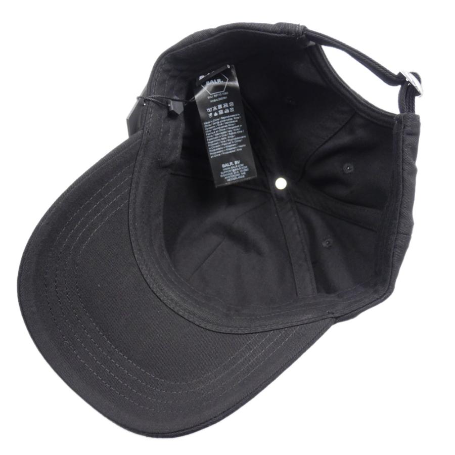 BALR. キャップ メンズ 帽子 ブラック IDENTITY b61101080-102 BALR. ボーラー メンズキャップ B6110.1080 / Identity Dad Cap