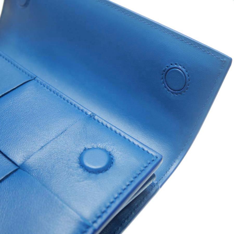 Bottega Veneta ボッテガヴェネタ　長財布　ブルー　ユニセックス BOTTEGA VENETA ボッテガヴェネタ レディース長財布（小銭入れ