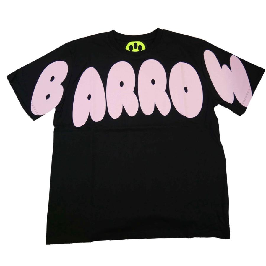 BARROW バロウ クルーネックTシャツ 034105 ブラック : TRE