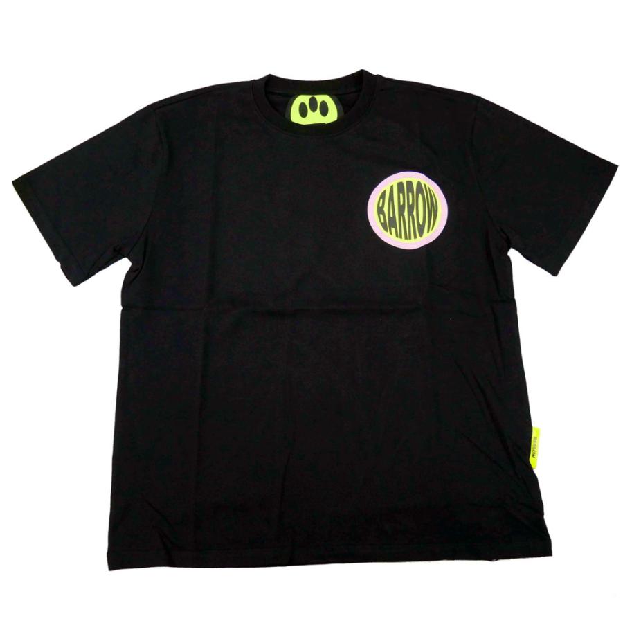 BARROW  バロウ  Tシャツ　Sサイズ BARROW（バロー） バロウ クルーネックTシャツ 034048 ブラック : TRE