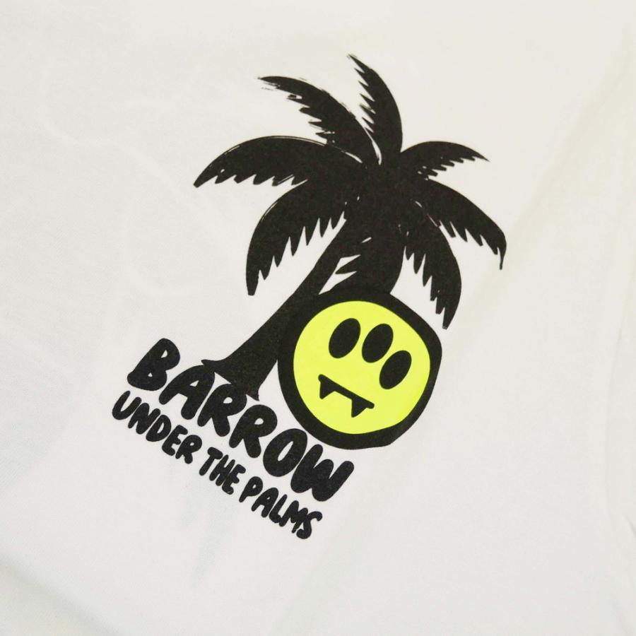 BARROW クルーネック Tシャツ ホワイト BARROW バロウ クルーネックTシャツ 034039 ホワイト : TRE