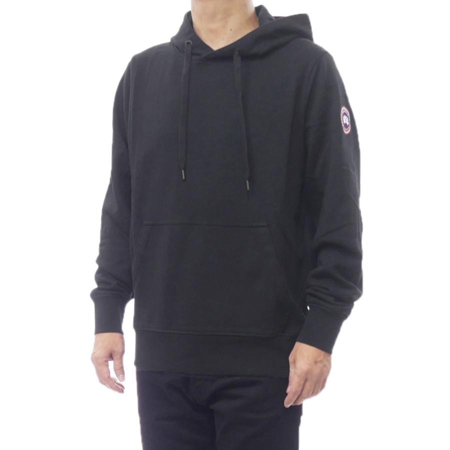 2025 秋冬新作！   カナダグース パーカー メンズ プルオーバー 7403M / HURON MEN’S HOODY ブラック CANADA GOOSE（カナダグース） メンズプルオーバーパーカー 7403M