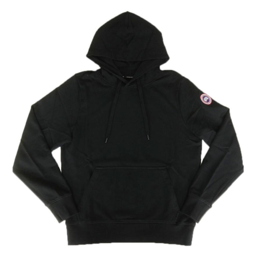 2025 秋冬新作！   カナダグース パーカー メンズ プルオーバー 7403M / HURON MEN’S HOODY ブラック CANADA GOOSE（カナダグース） メンズプルオーバーパーカー 7403M