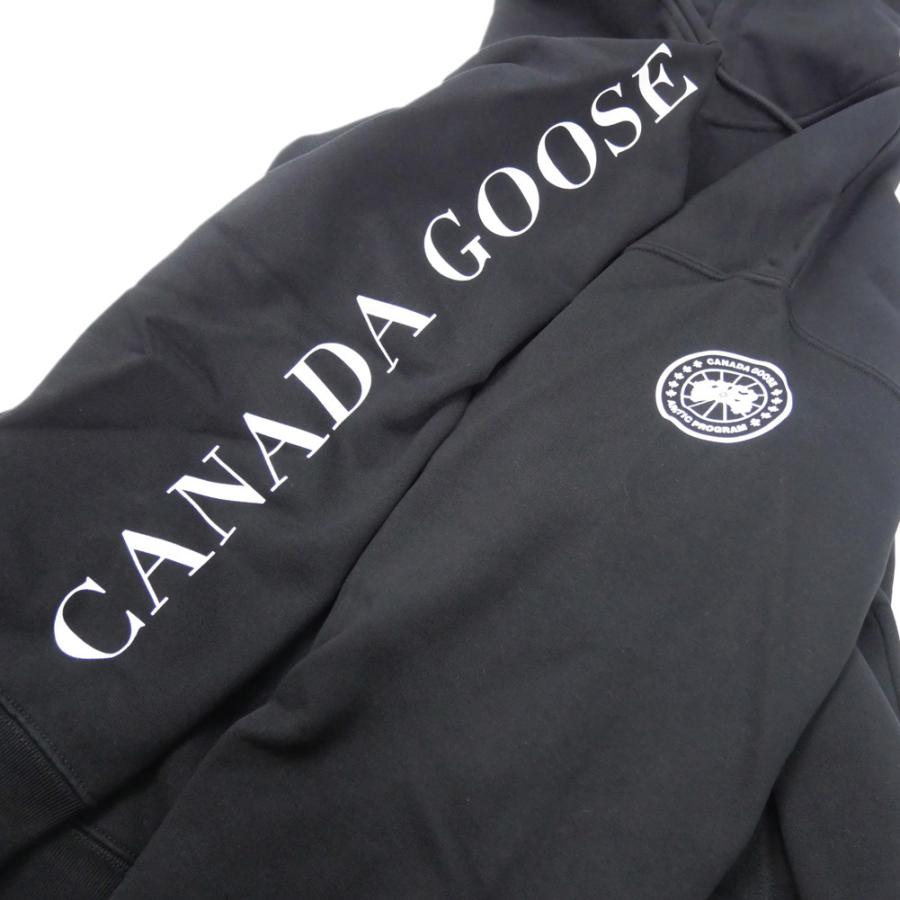 CANADA GOOSE カナダグース メンズジップアップパーカー 1540M1 / ROVE FULL WITH SLEEVE GRAPHIC ブラック 2026春夏新作の画像