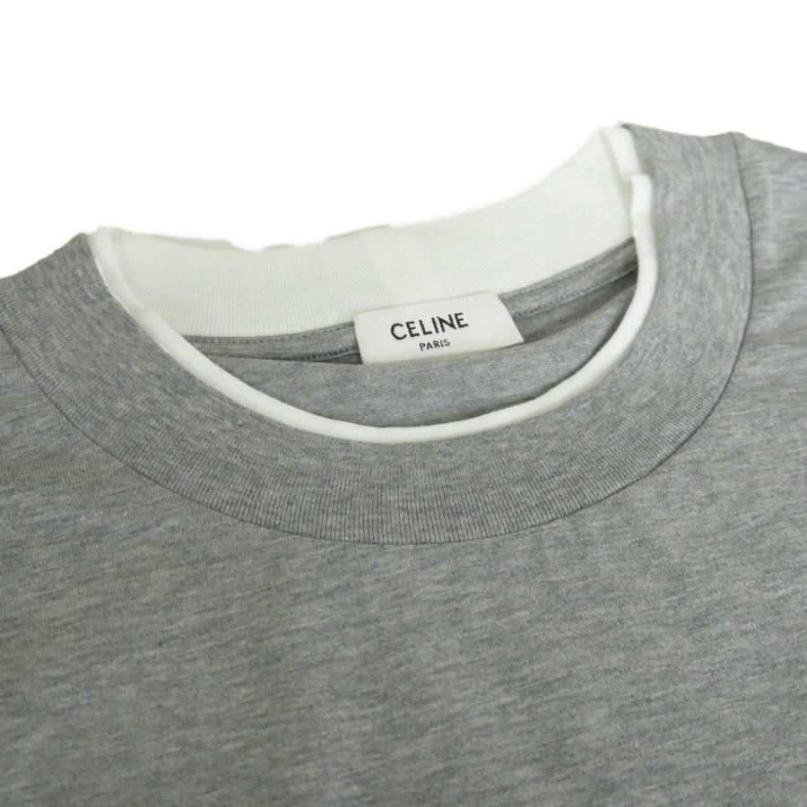 CELINE（セリーヌ） メンズクルーネックロングTシャツ RX0AU 671Q