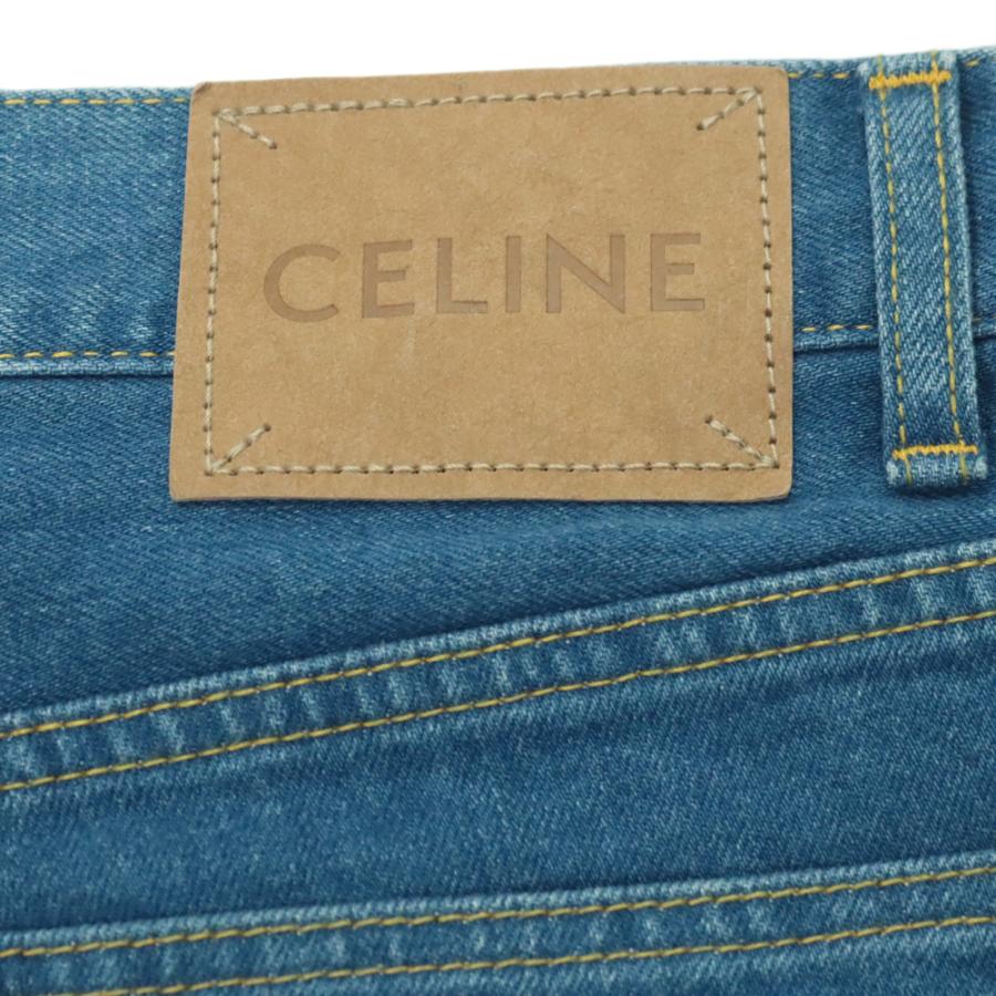 CELINE セリーヌ メンズ フレアジーンズ RP073 0D38 ブルーの画像