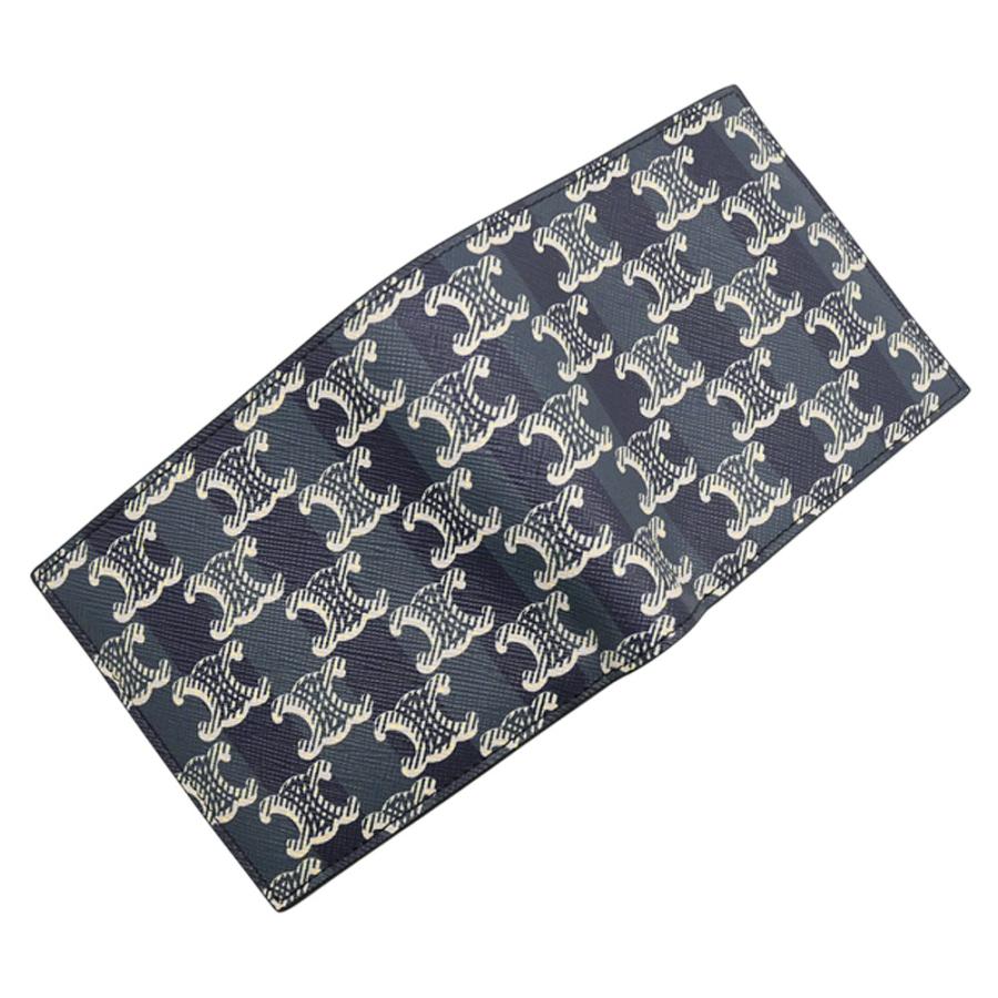CELINE（セリーヌ） メンズ二つ折り財布（小銭入れ付き）10C872GUO