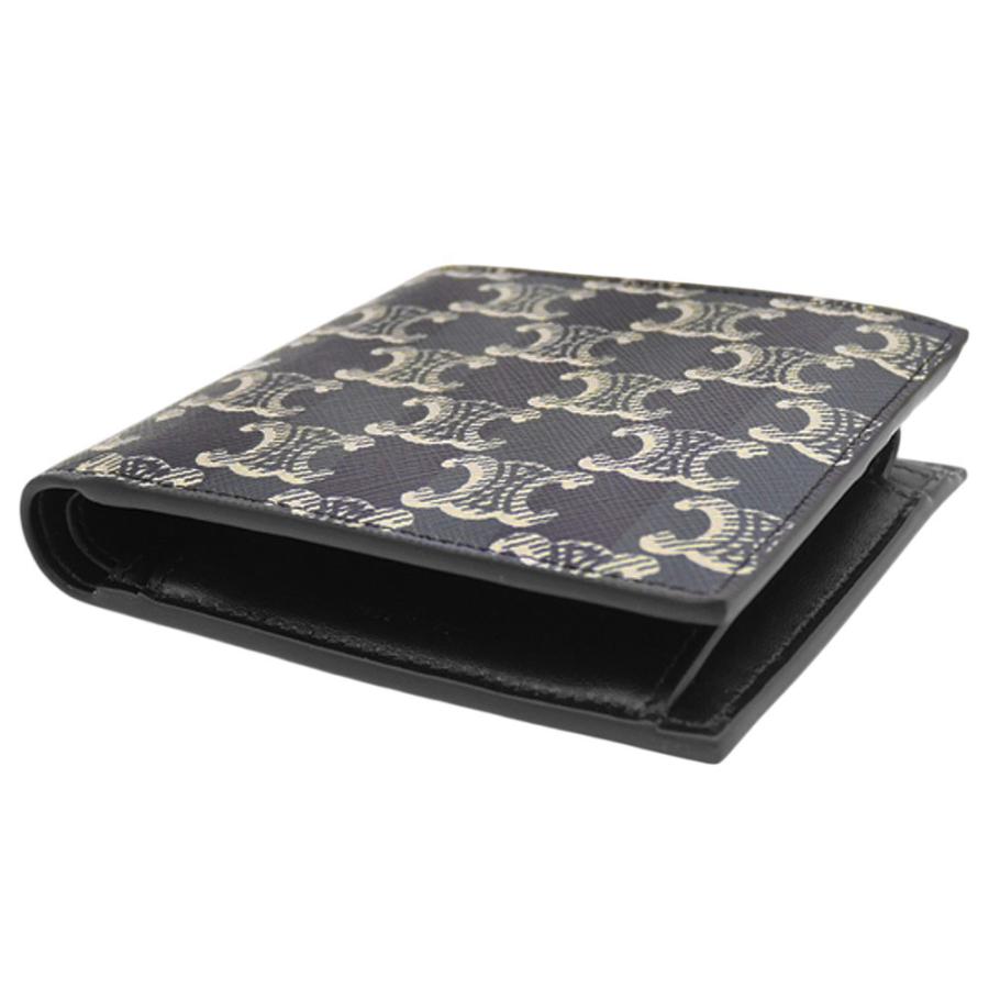 CELINE（セリーヌ） メンズ二つ折り財布（小銭入れ付き）10C872GUO