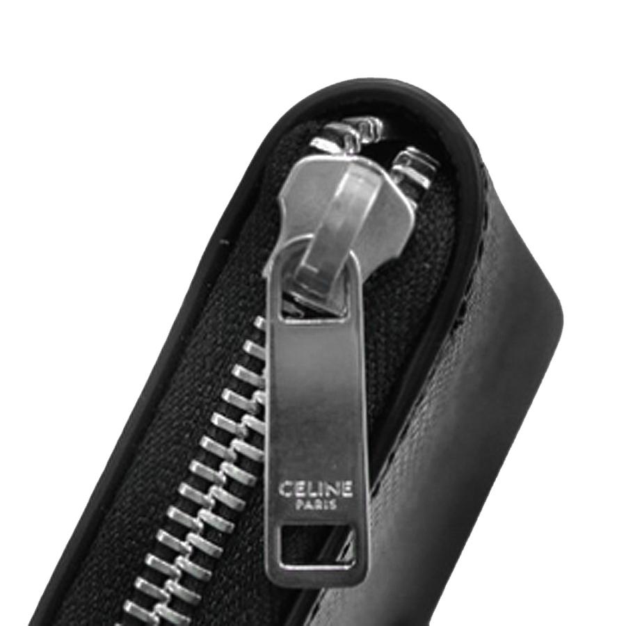CELINE セリーヌ 財布 メンズ ラウンドファスナー長財布（小銭入れ付き）10B553BEL / Large Zipped Wallet ブラック 定番人気商品 CELINE（セリーヌ） メンズラウンドファスナー長財布（小銭入れ付き
