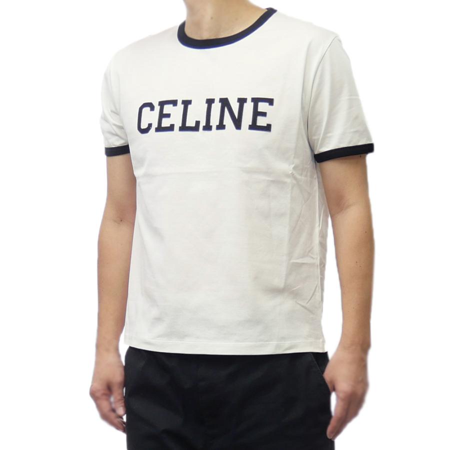 CELINE（セリーヌ） メンズクルーネックTシャツ RX02R507Z オフ