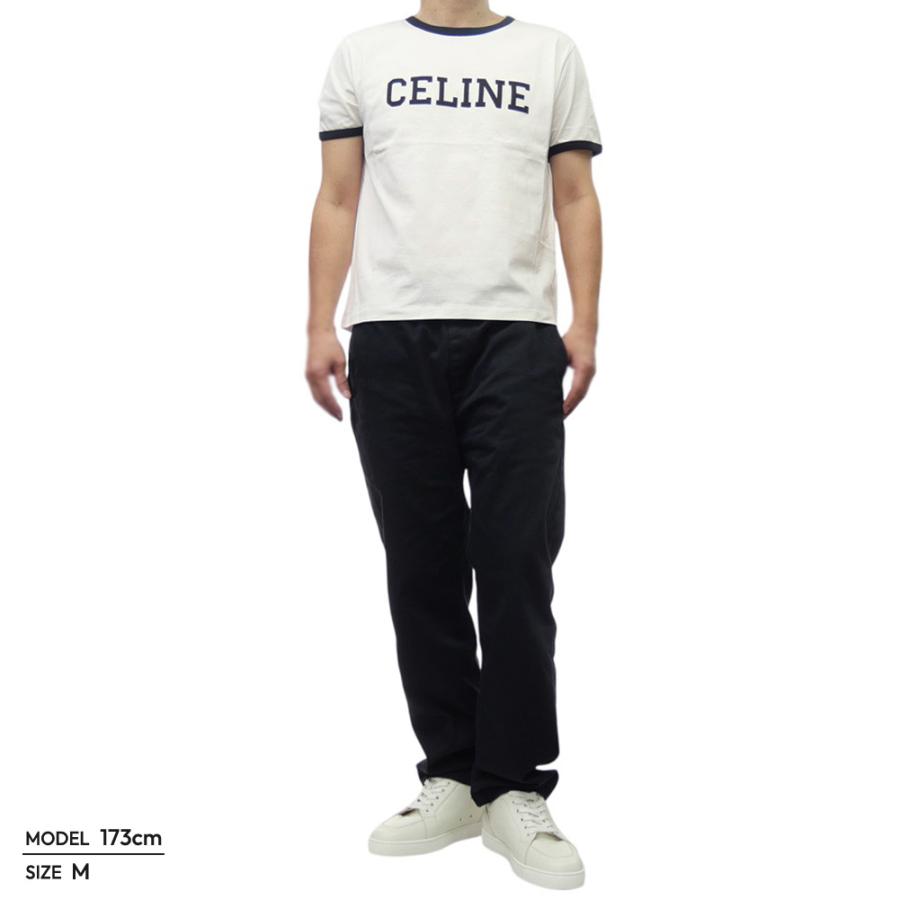 CELINE セリーヌ メンズクルーネックTシャツ RX02R507Z オフ